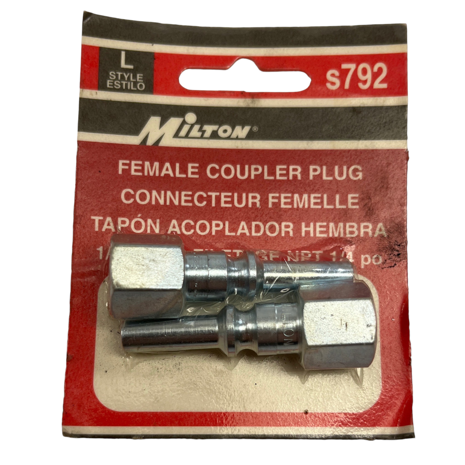 Milton 1/4” Female Coupler Plug, S792