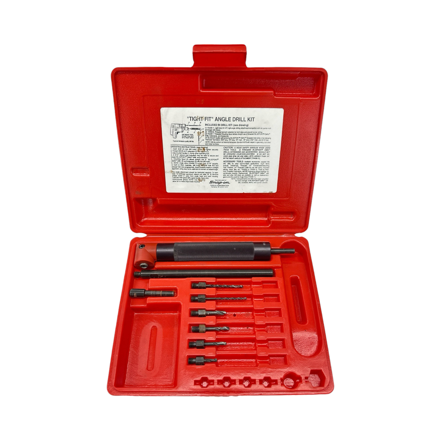 Blue Point 90° Angle Drill Kit, YA409
