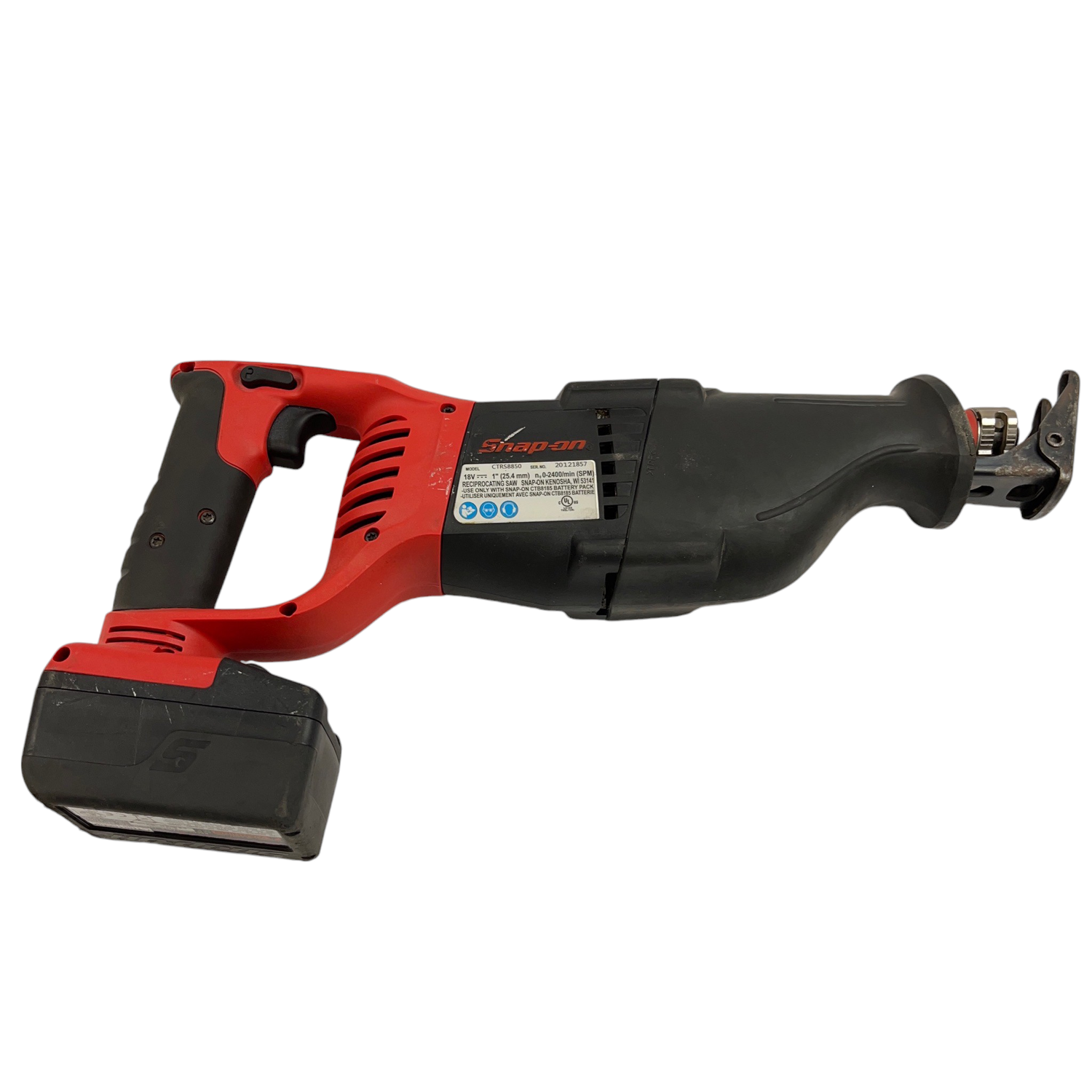 Snap on cordless sawzall sale