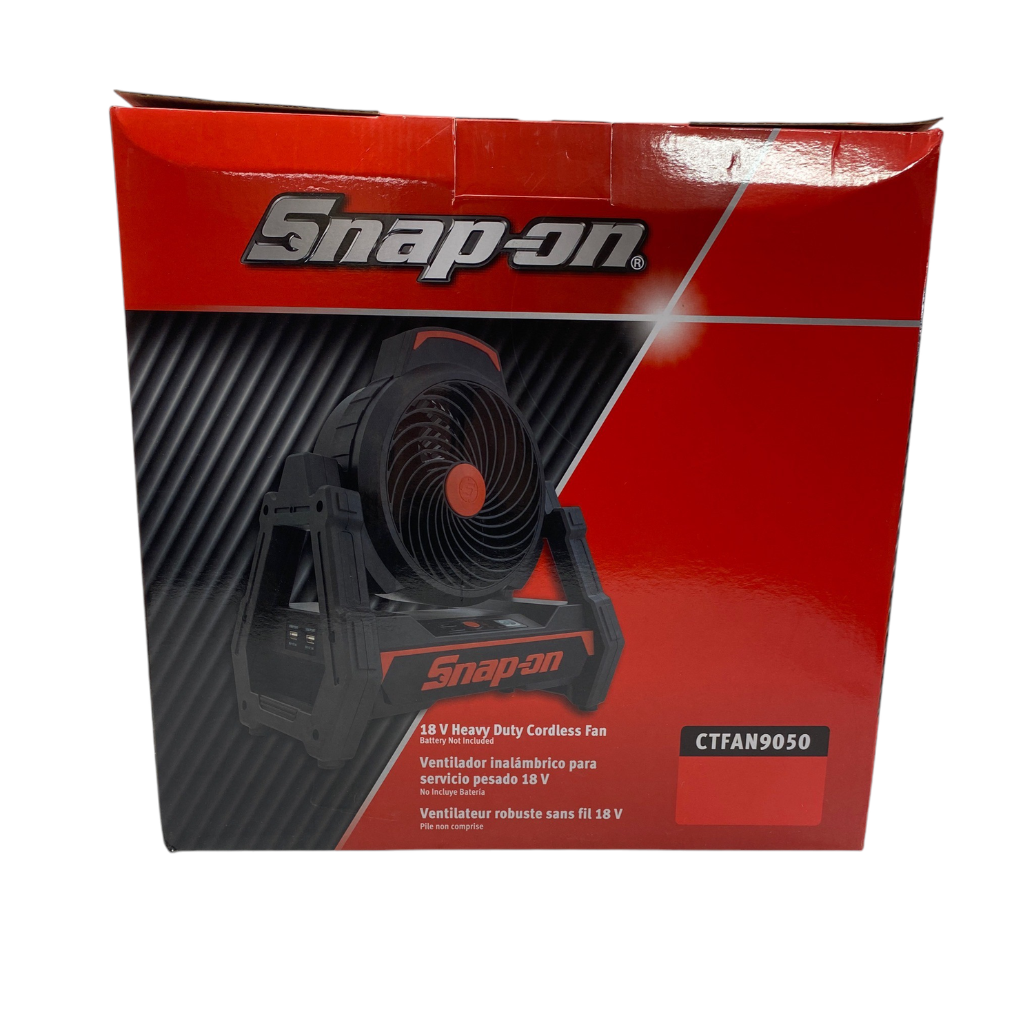 Snap On 18V Heavy Duty Cordless Fan, CTFAN9050