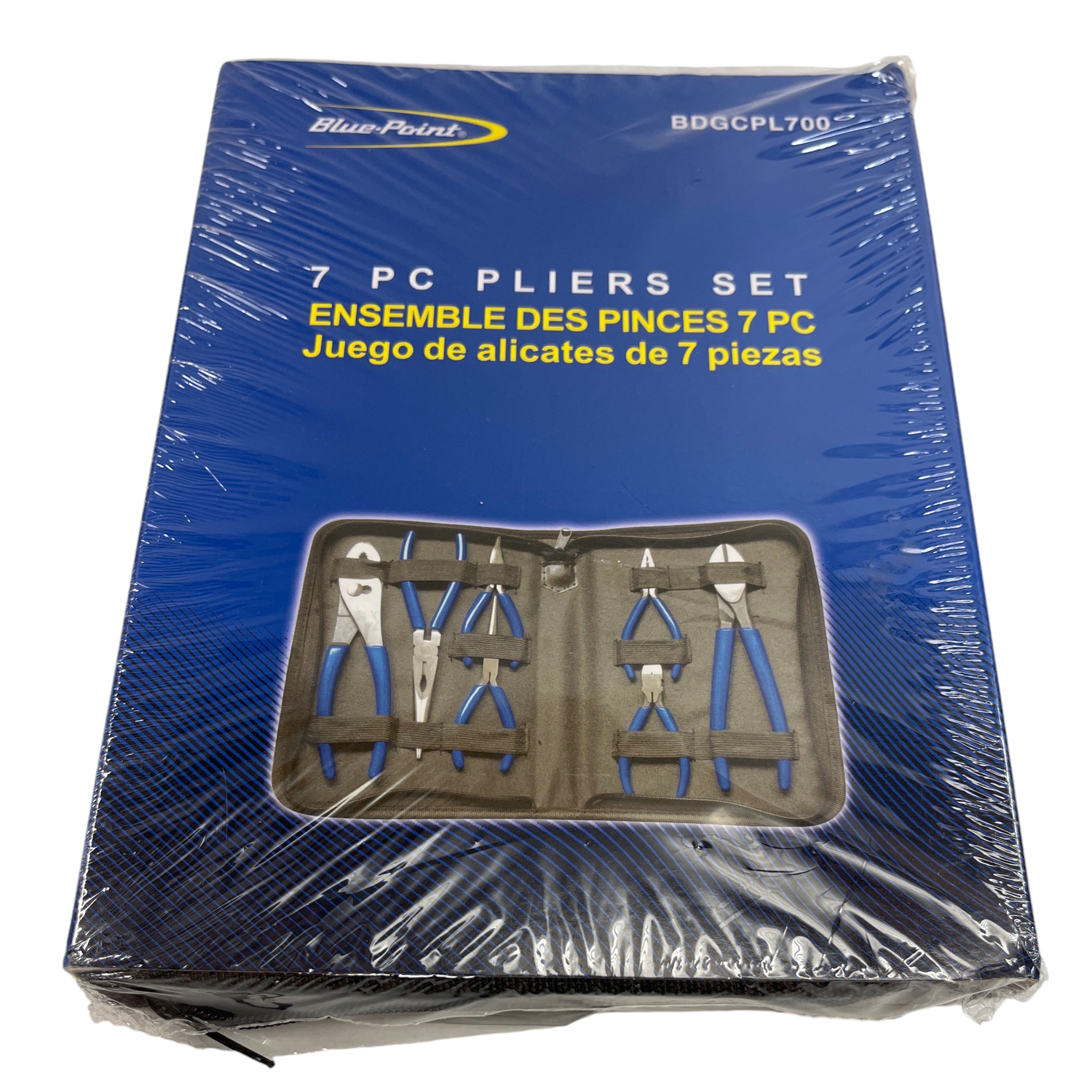 Blue Point 7 Pc. Vinyl Grip Pliers and Cutters Set, BDGCPL700
