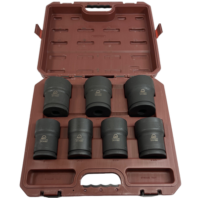 Matco Tools 7 Pc. 3/4” Drive SAE 6-Point ADV Pinion Lock Impact Socket Set (2”— 2-3/4”)