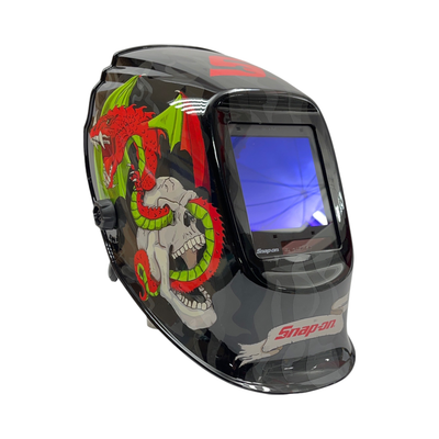 Snap On Auto-Darkening Welding Helmet With Grind Feature And Wide View Lens, YA4613