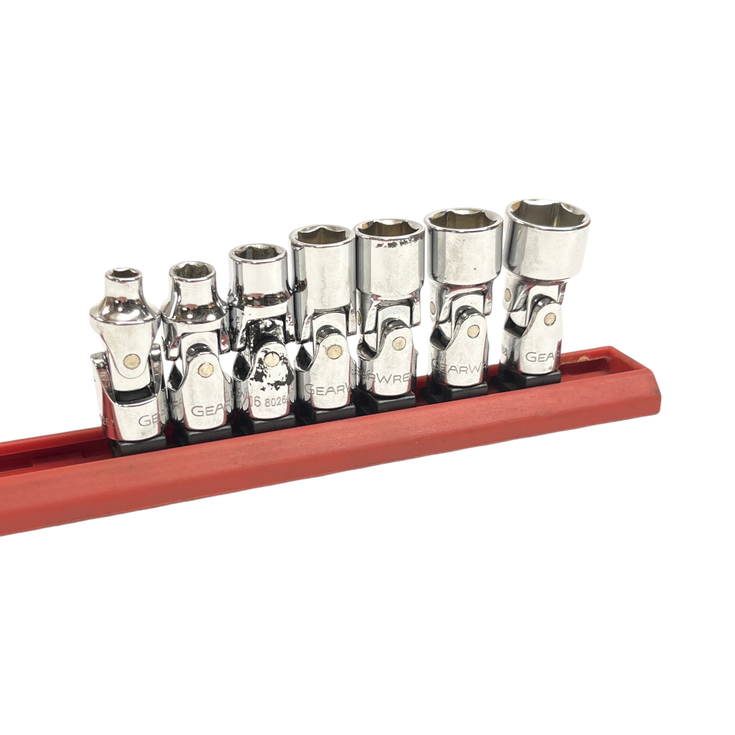 Gearwrench 7 Pc. 3/8” Drive 6-Point SAE Swivel Socket Set (3/16”-9/16”)