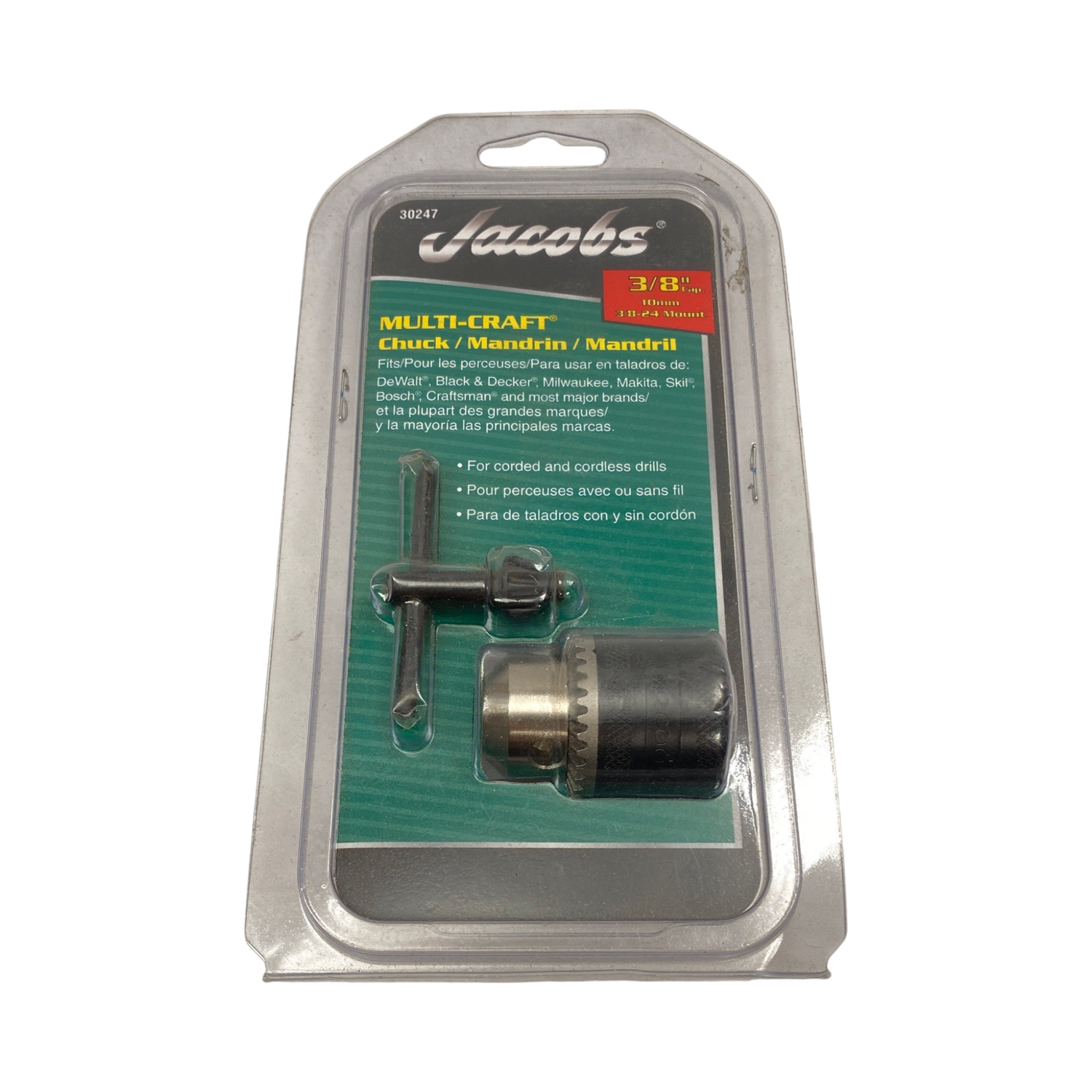 Jacobs Multicraft 3/8” Drill Chuck, 30247