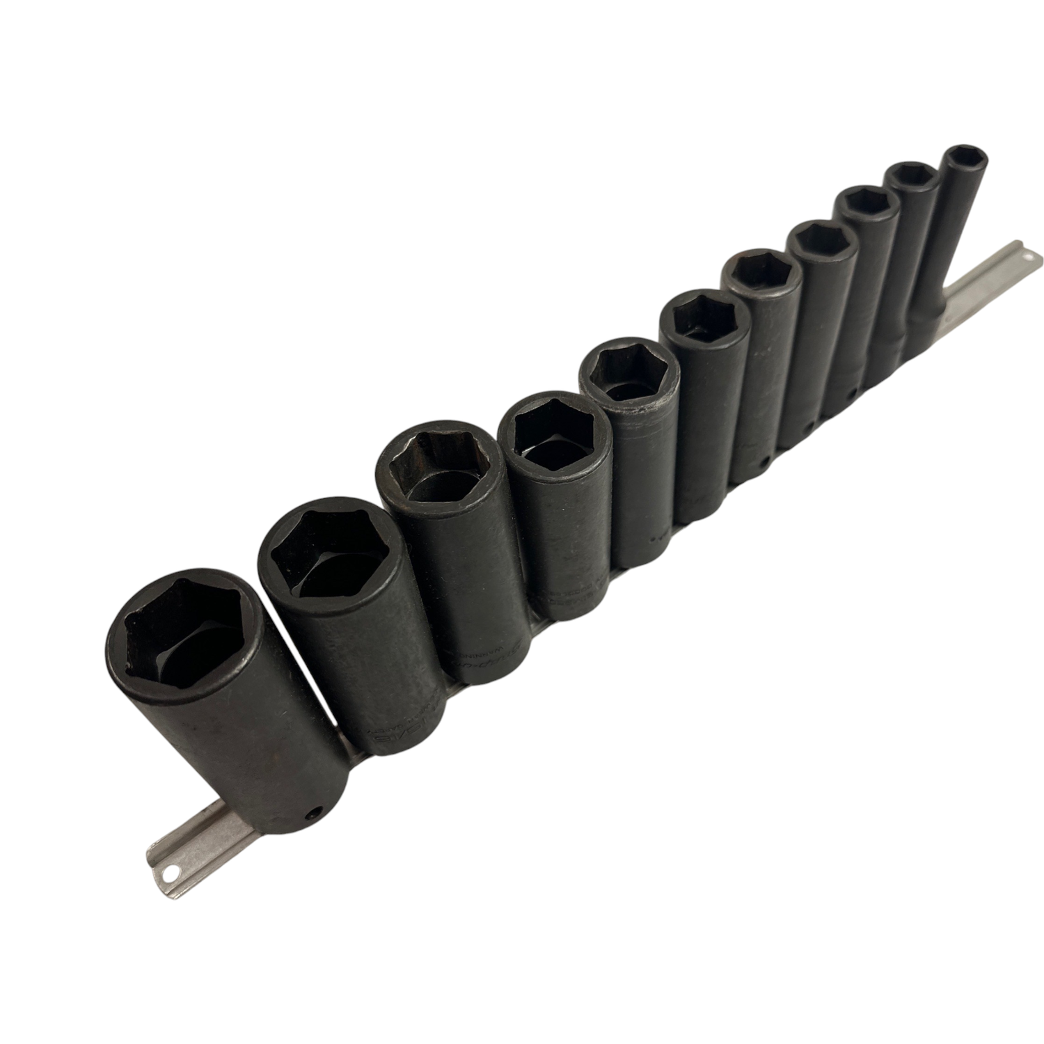 Snap On 11pc 1/2” Drive 6 Point SAE Flank Drive Deep Impact Socket 