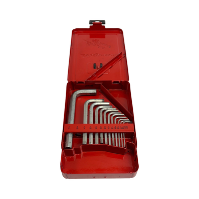 Snap On 12 Pc. SAE L-Shaped Hex Wrench Set (.028-3/8") AW1015DHK