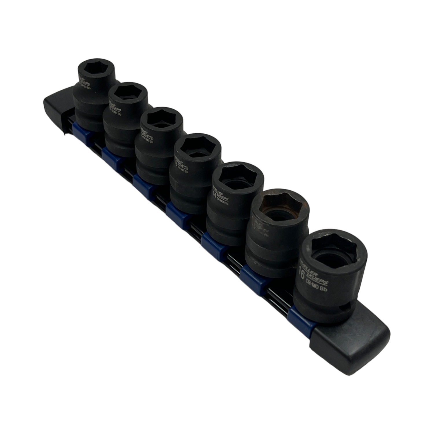 Mueller Kueps 7 Pc. 3/8” Drive Metric Shallow Impact Socket Set