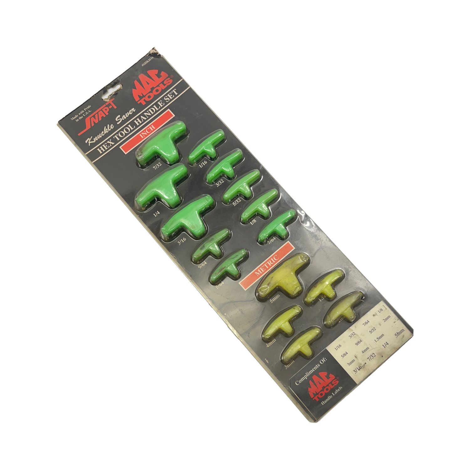Mac Tools 15pc Hex Tool Handle Set, SHKH16