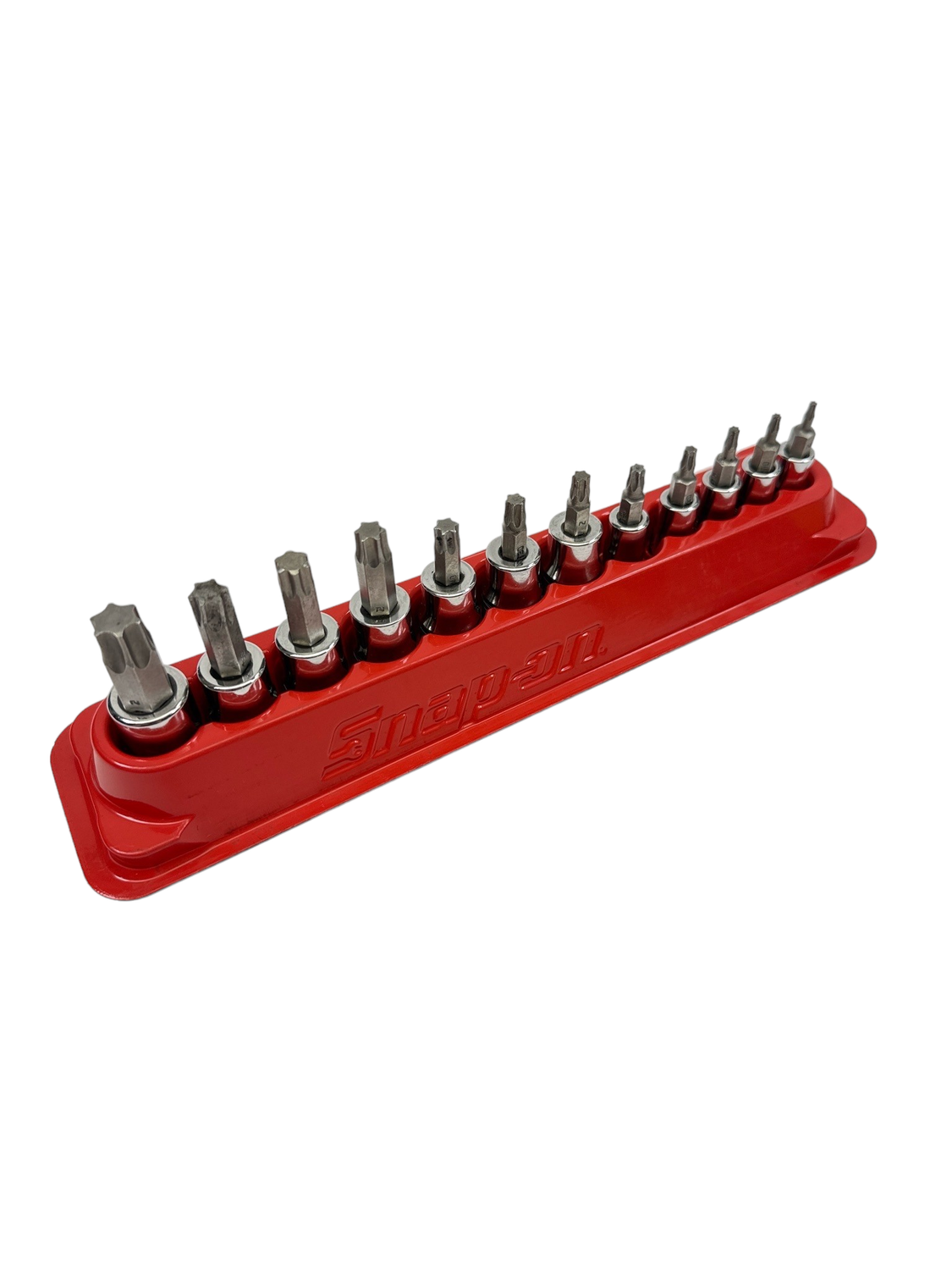Snap On 12 pc Combination Drive TORX® Bit Standard Socket Set (T8-T25, T27-T55, T47), 212EFTXY