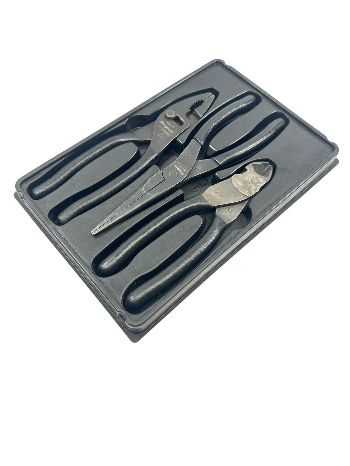 RARE Snap On 3pc Plier Set BLACKOUT EDITION, PL307ACFK - Shop - Tool ...