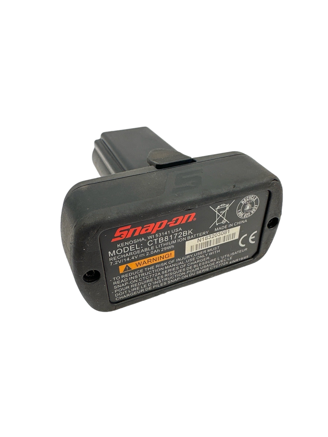 ☆Snap-on スナップオン 2.5Ahマイクロリチウムバッテリー☆新品