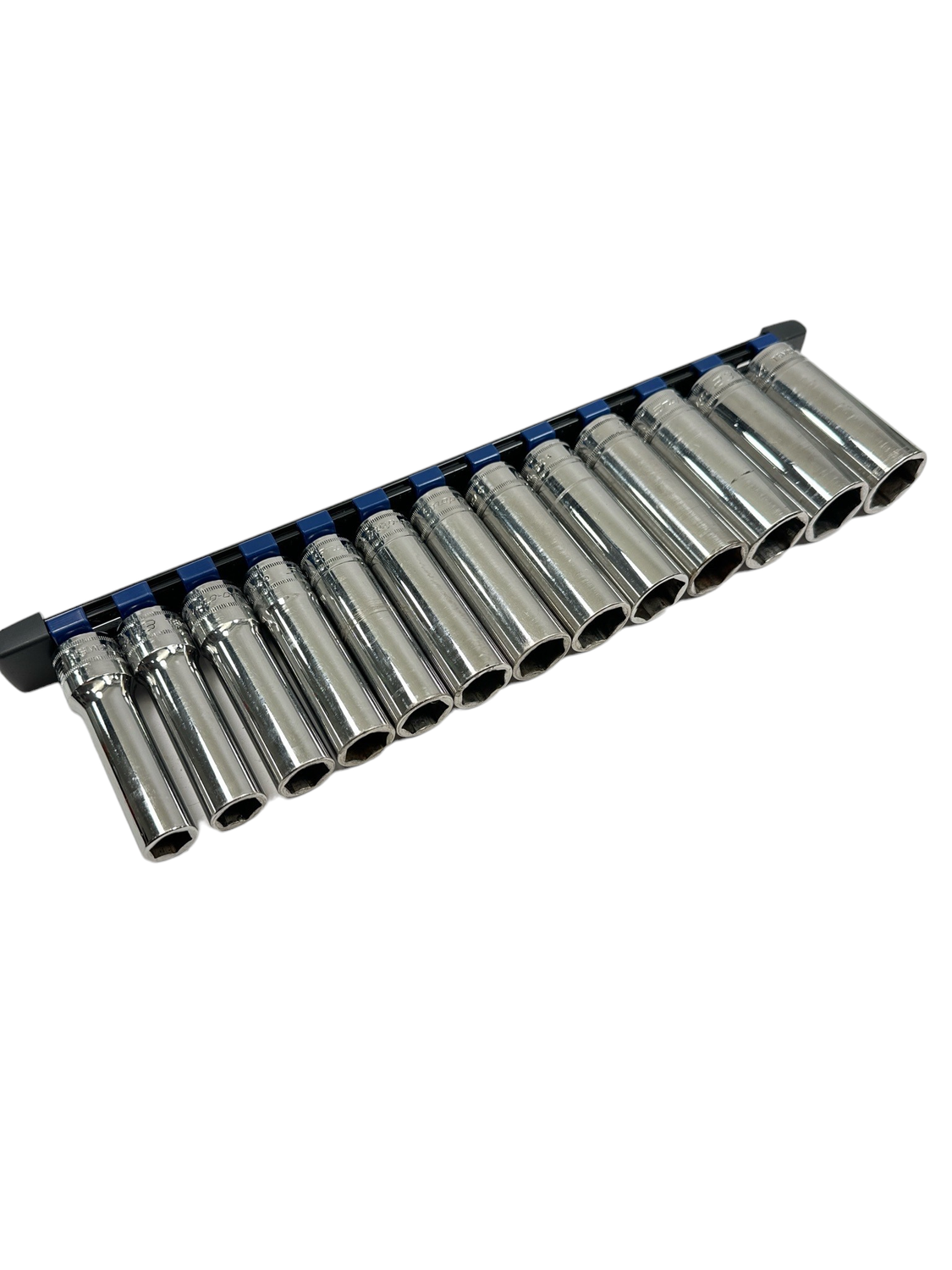 Snap On 13 pc 1/2" Drive 6-Point Metric Flank Drive® Deep Socket Set (12-24 mm), 313TSMYA