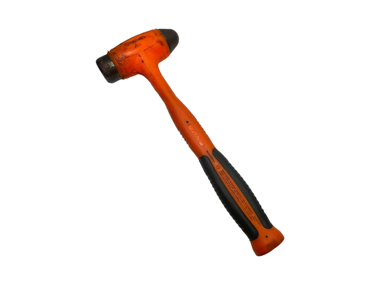 Snap On 40 oz Ball Peen Soft Grip Dead Blow Hammer (Orange), HBBD40O