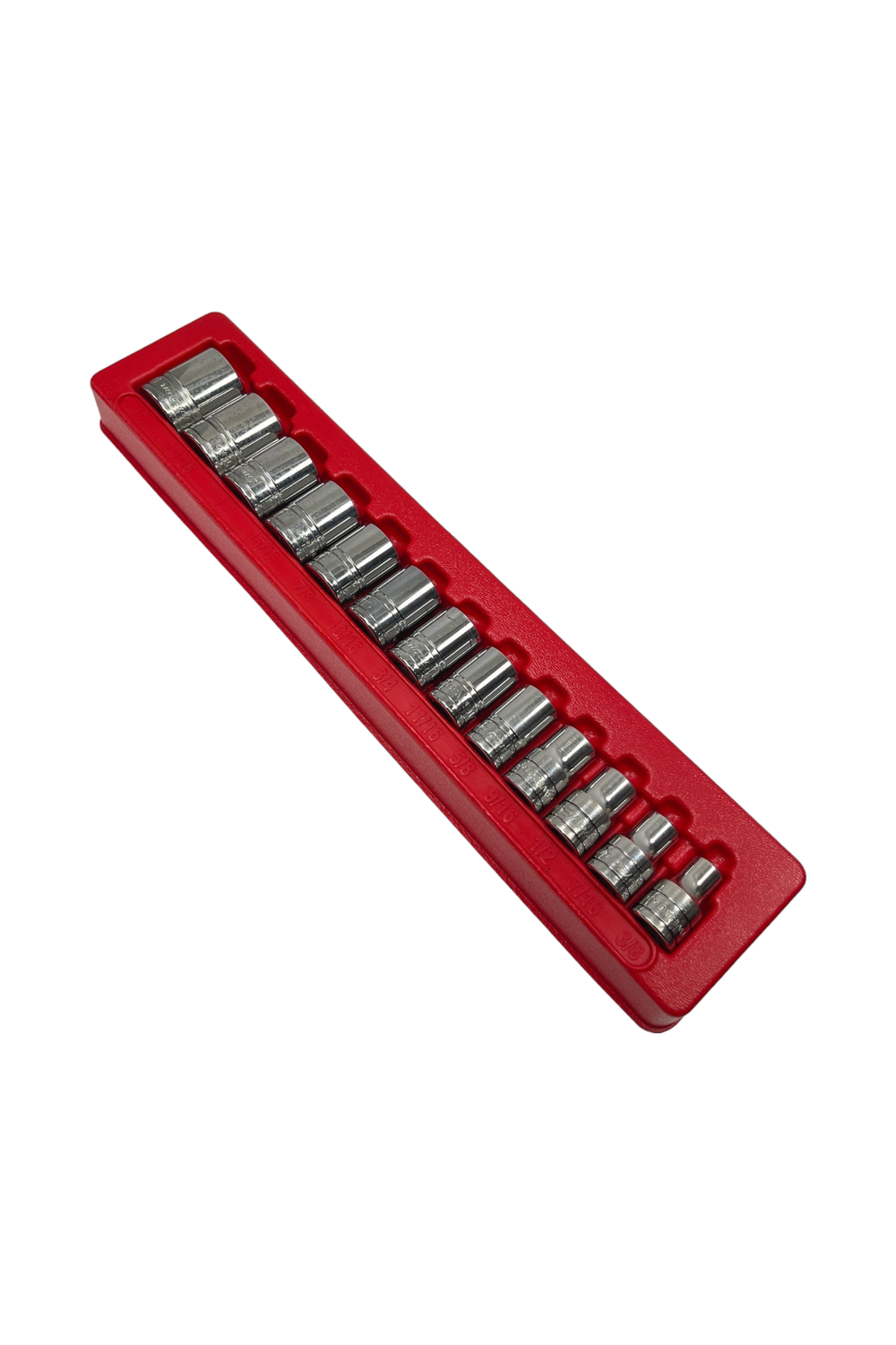 Snap On 13 pc 1/2" Drive 6-Point SAE Flank Drive® Shallow Socket Set (3/8-1-1/8"), 313TWYA