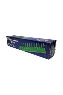 Cornwell Tools 1/2” Drive SAE Socket Tray (Green), CTG122G