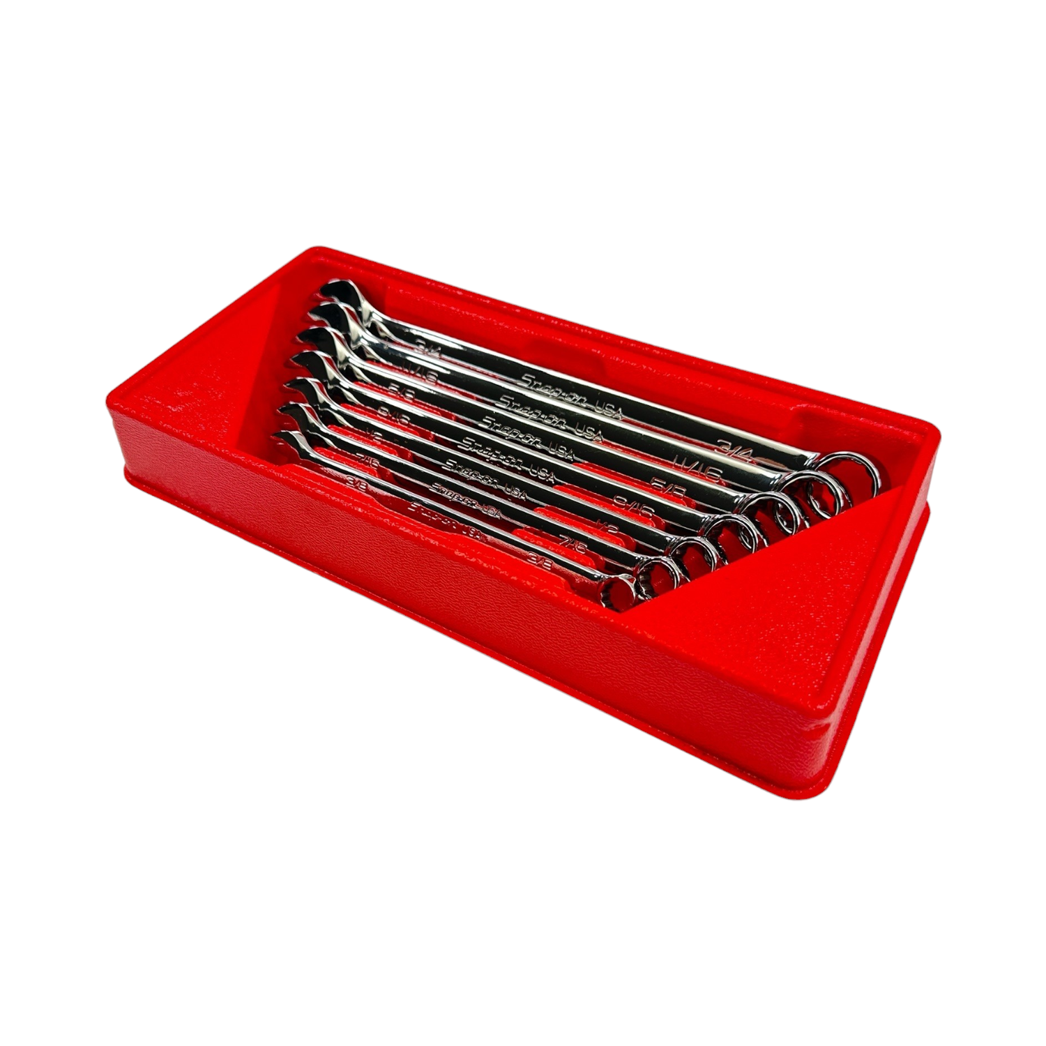 Snap On 7 pc 12-Point SAE Flank Drive® Plus Combination Wrench Set (3/8–3/4"), SOEX707