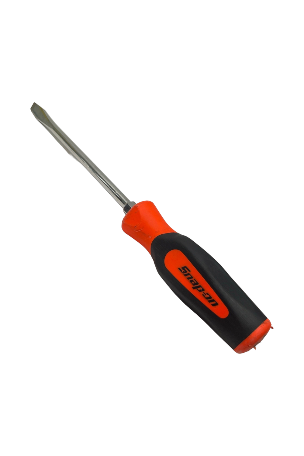 Snap On Flat Tip Instinct Soft Grip Standard Screwdriver (Orange), SGD8B
