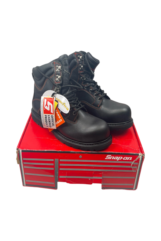 Snap-on Slip On Work Shoes Size 8 NIB | Black Red Shop Mechanic Shoes snap on shoes products for sale | eBay main image 2