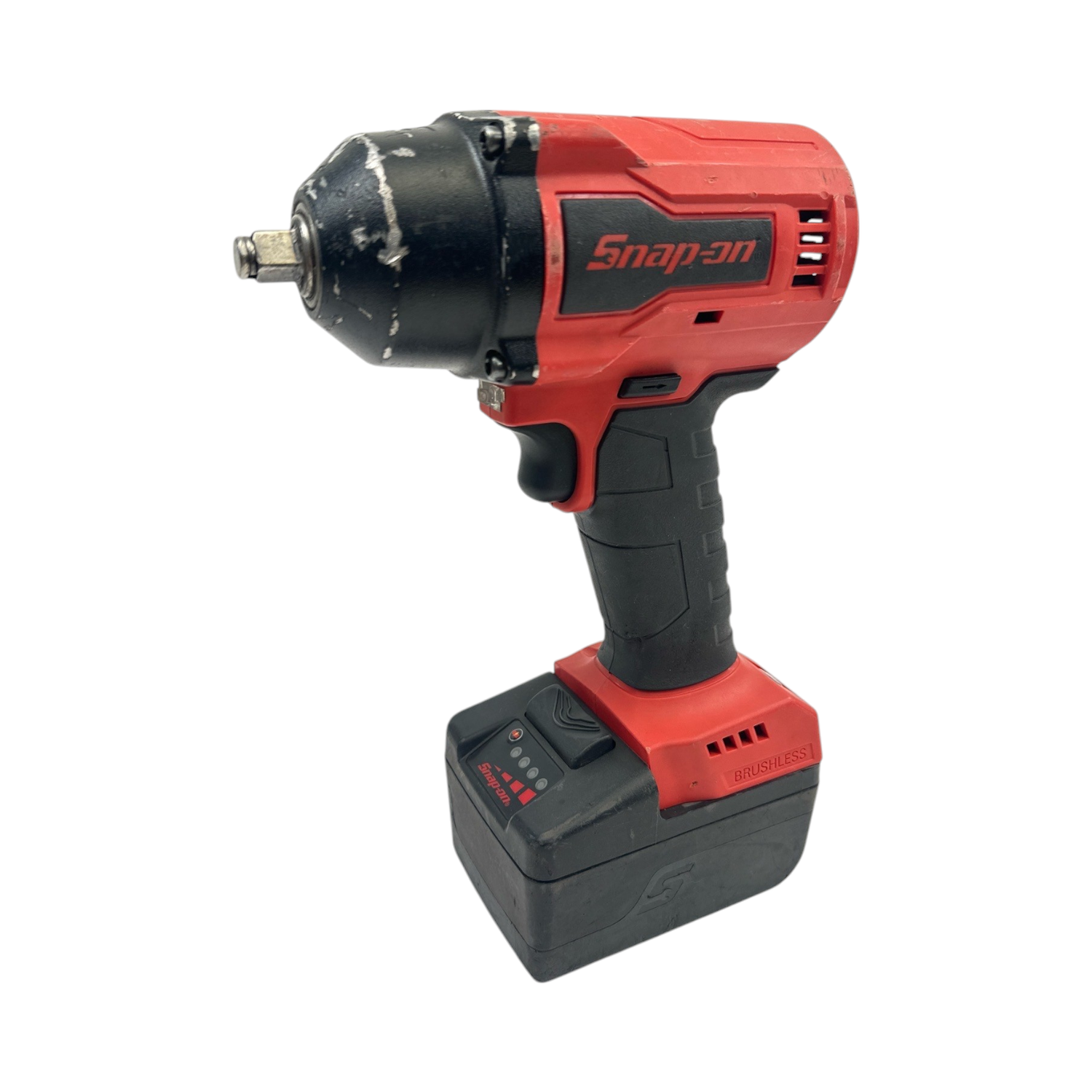 Snap On 18 V 3/8" Drive Cordless Impact Wrench (One Battery) (Red), CT9010