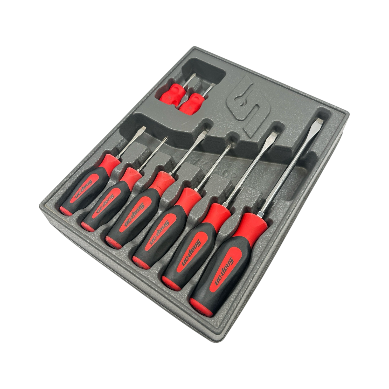Snap On 8pc 8 pc Instinct® Soft Grip Combination Screwdriver Set (Red ...