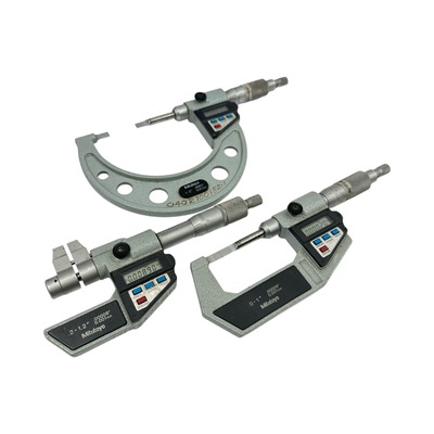 Mitutoyo 3pc Digital Micrometer Set Mitutoyo 3pc Digital Micrometer Set