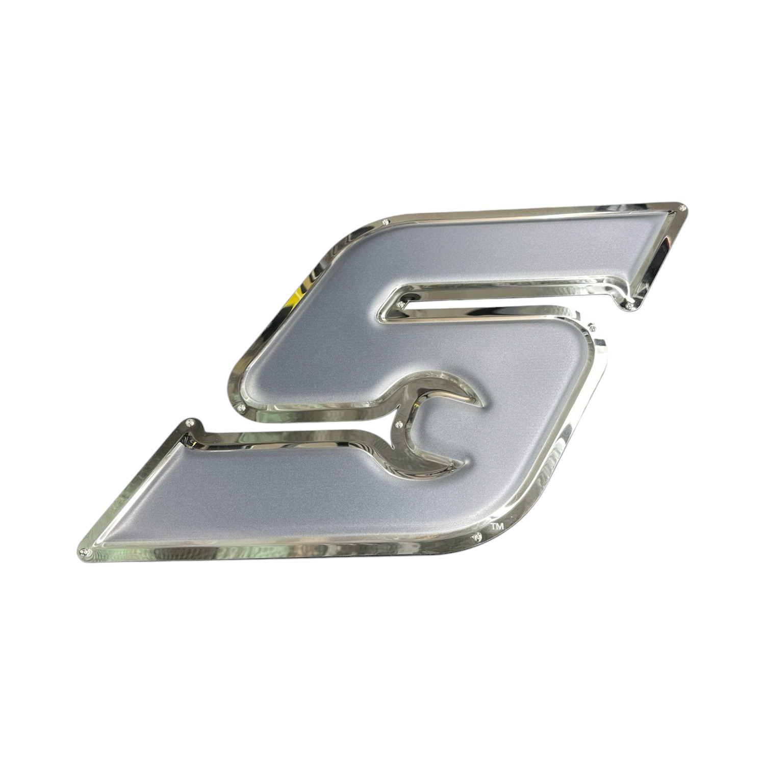 Snap On Dark Titanium Wrench “S” Chrome Sign