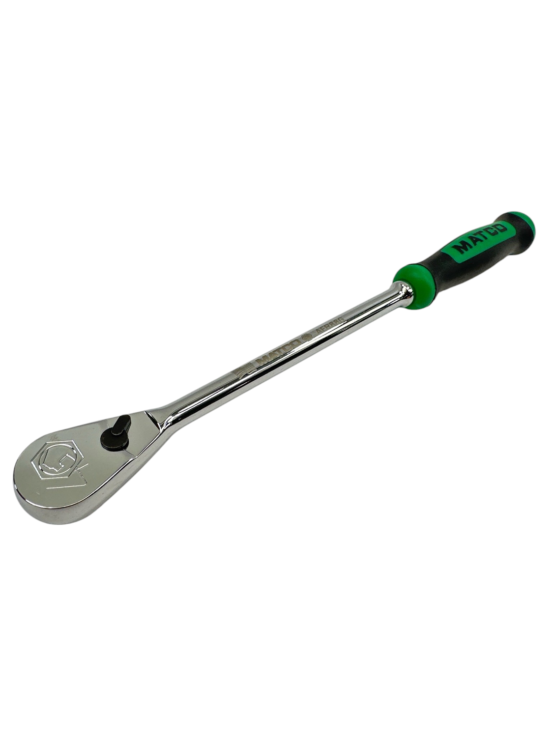 Matco 1/4" Drive 8-3/4" EIGHTY-8 Tooth Fixed Ratchet With Ergo Handle - Green, AFR88G