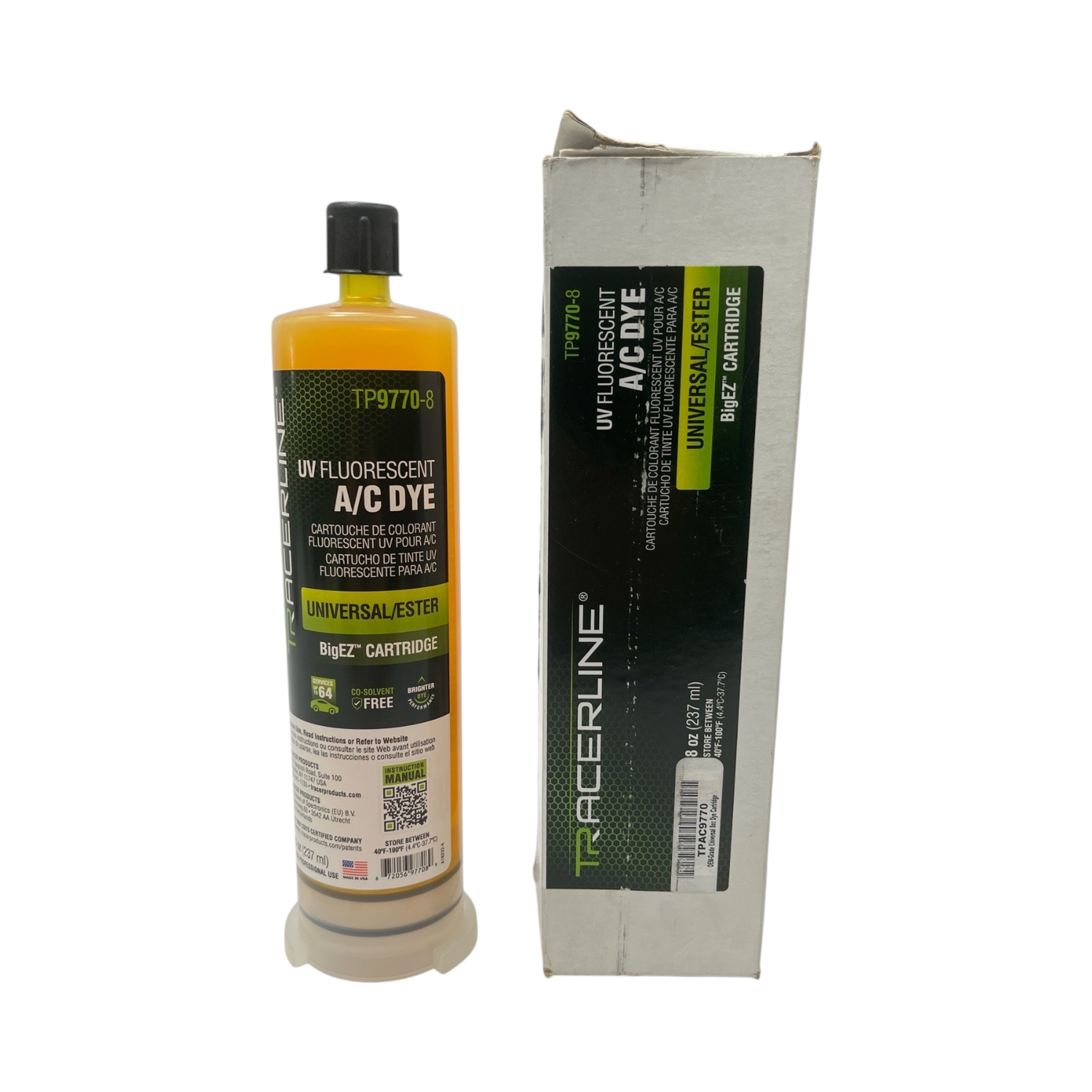 thumbnail image 2 of Tracerline TP3840-P12 UV Fluorescent A/C Dye – Universal/Ester 1 Oz (12 Bottles), With Warranty 2 of 2