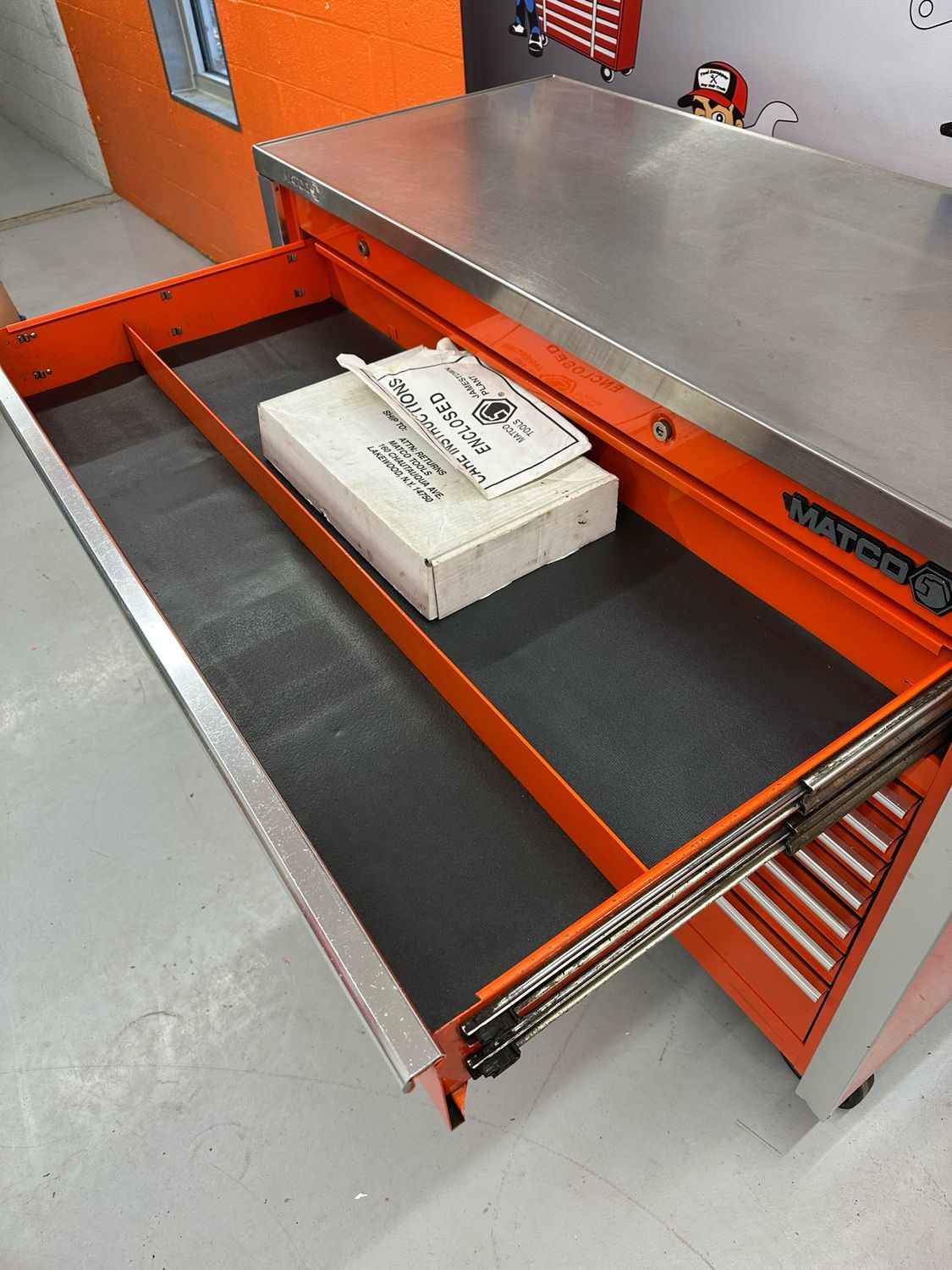 Matco 2 Bay Tool Box W/ Stainless Steel Top