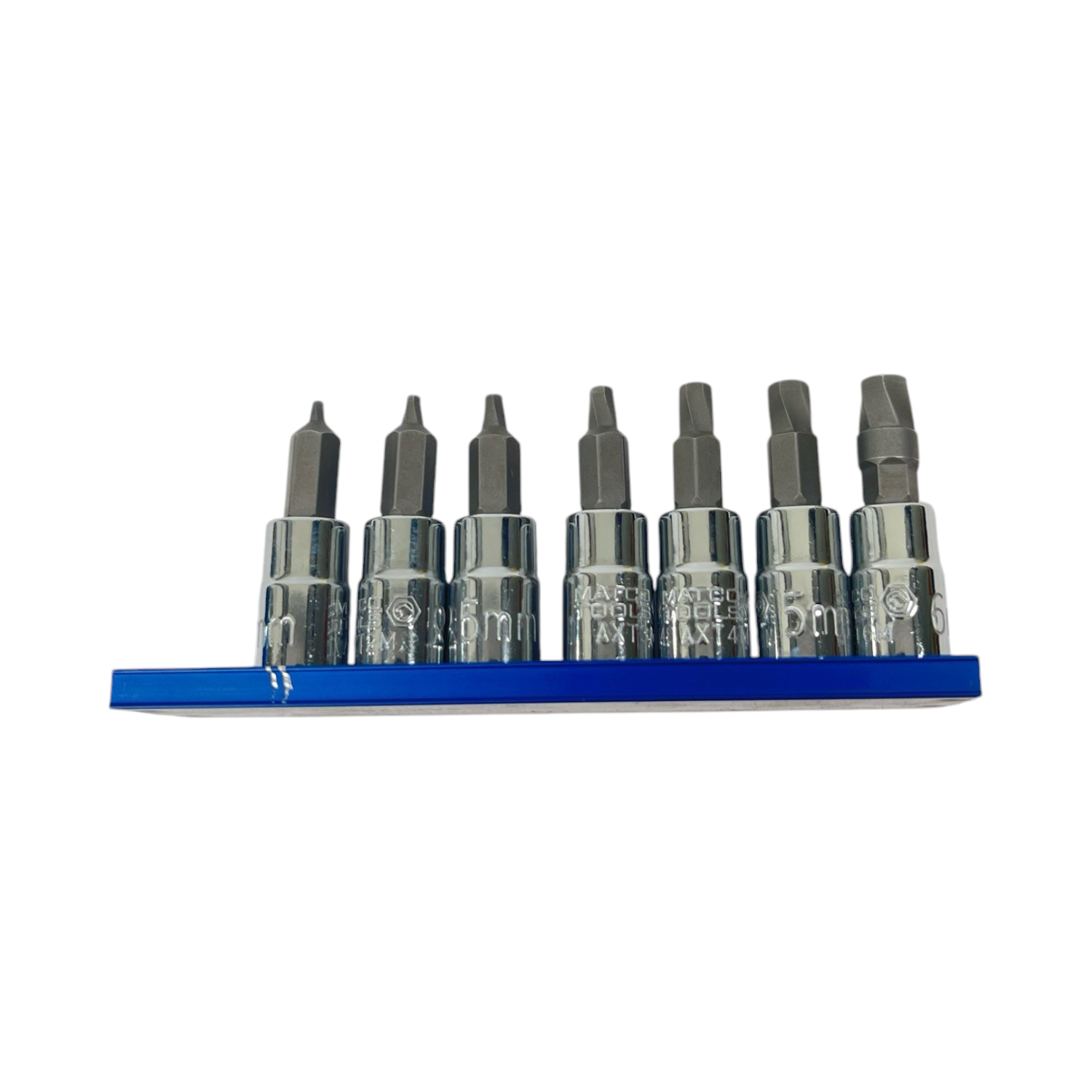 Matco Tools 1/4” Drive 7PC Metric Twisted Hex Bit Socket Set, SAXT7RM