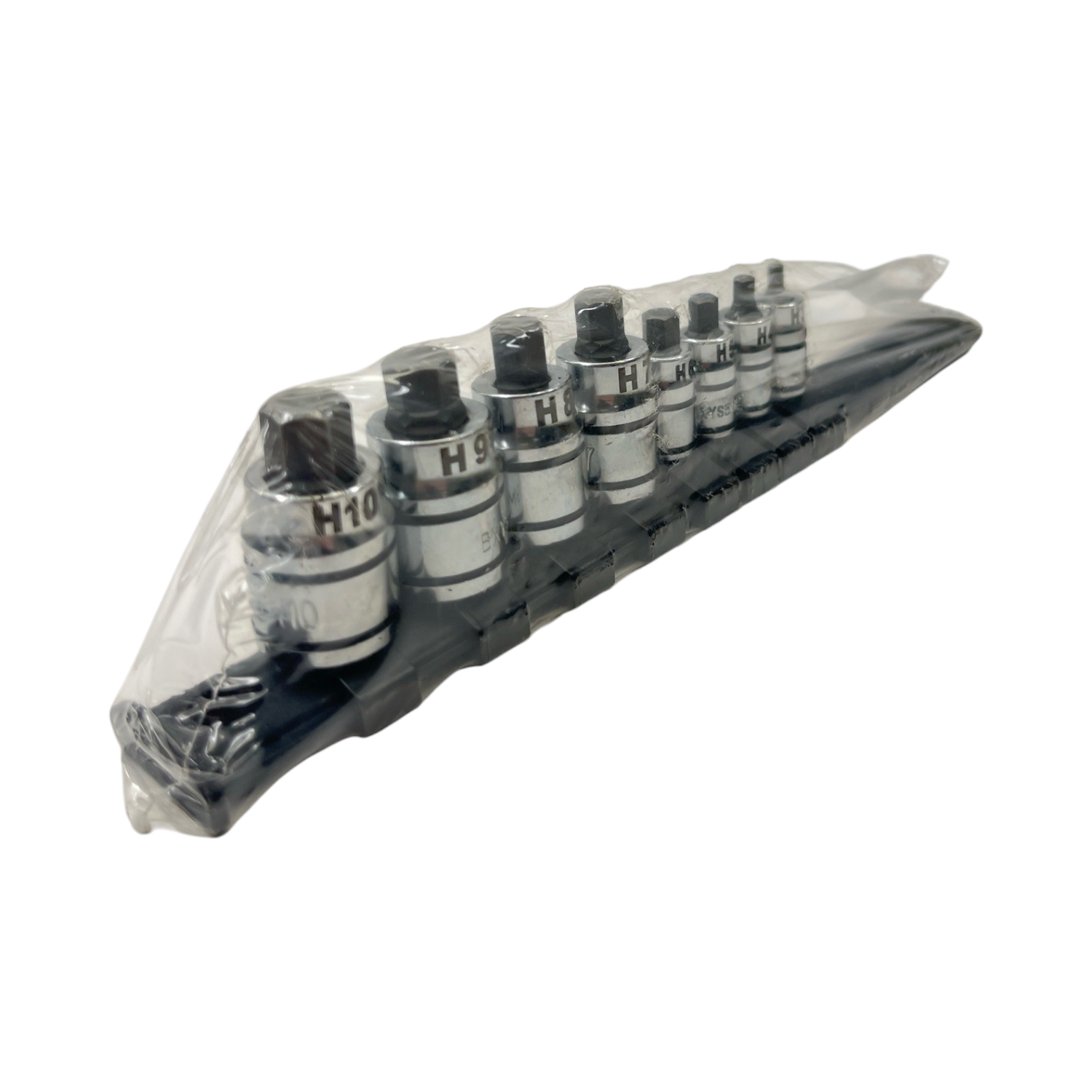 Matco Tools 8PC 1/4” & 3/8” Drive Stubby Metric Hex Bit Socket Set, SABXYSM8V
