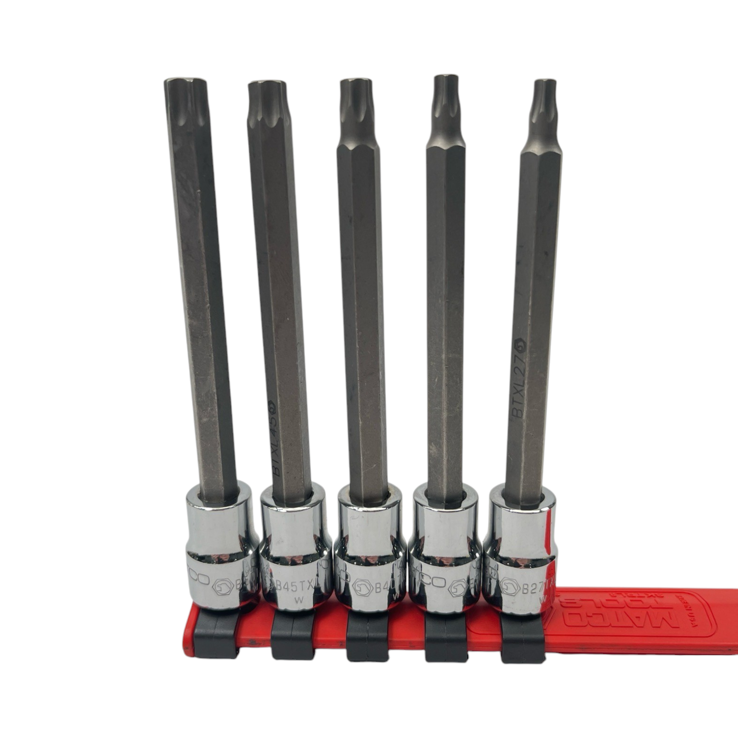 Matco Tools 5PC 3/8” Drive Long Torx Bit Driver Set, SBP5TXL