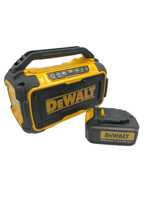 Dewalt 20V MAX Bluetooth Speaker & Battery