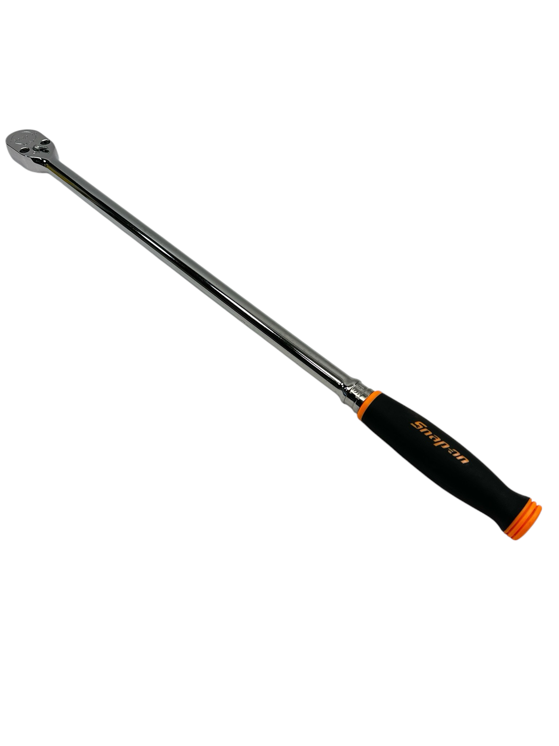 Snap On 1/2" Drive Dual 80® Technology Soft Grip Extra-Long Handle Ratchet (Orange), SHLL80AO