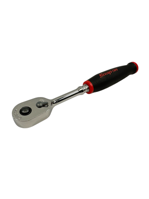 Snap On 1/4" Drive Dual 80® Technology Soft Grip Standard Handle Quick-Release Ratchet (Red), THR72