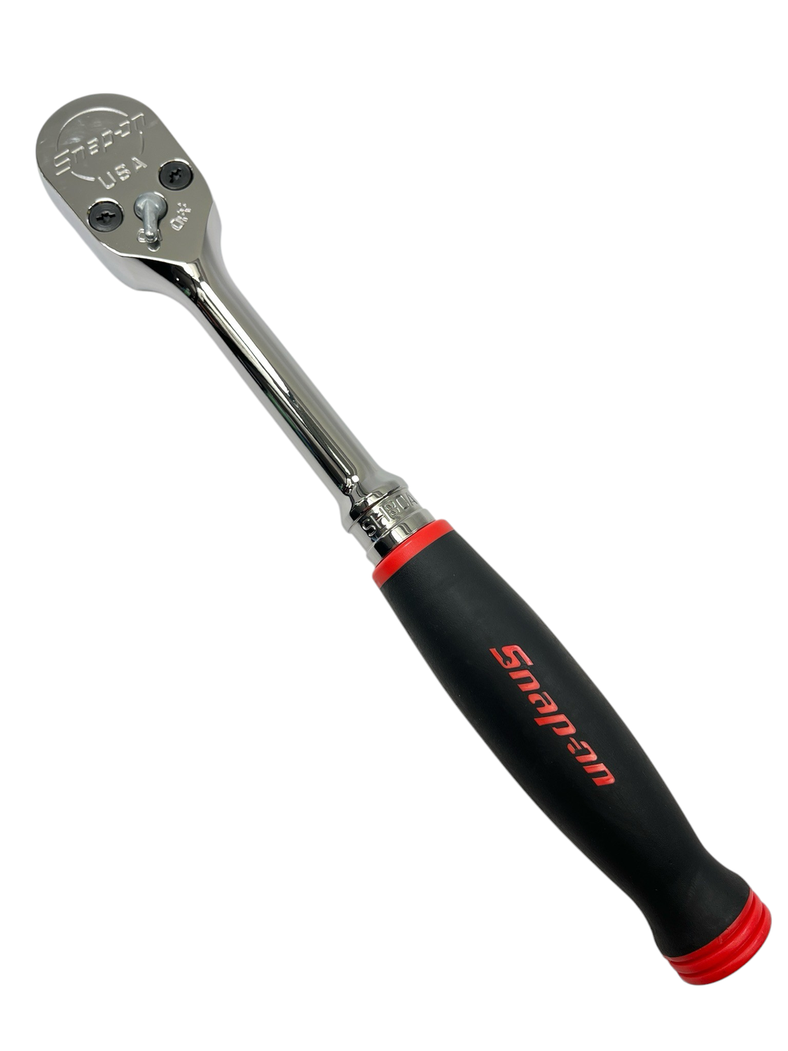 Snap On 1/2" Drive Dual 80 Technology Soft Grip Handle Ratchet (Red), SH80A