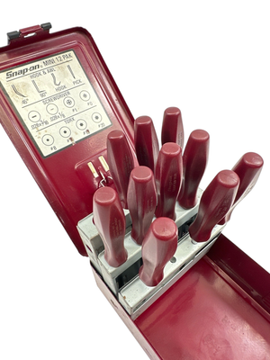 Snap On Mini 12 Pak Cranberry Hard Handle Mini Set