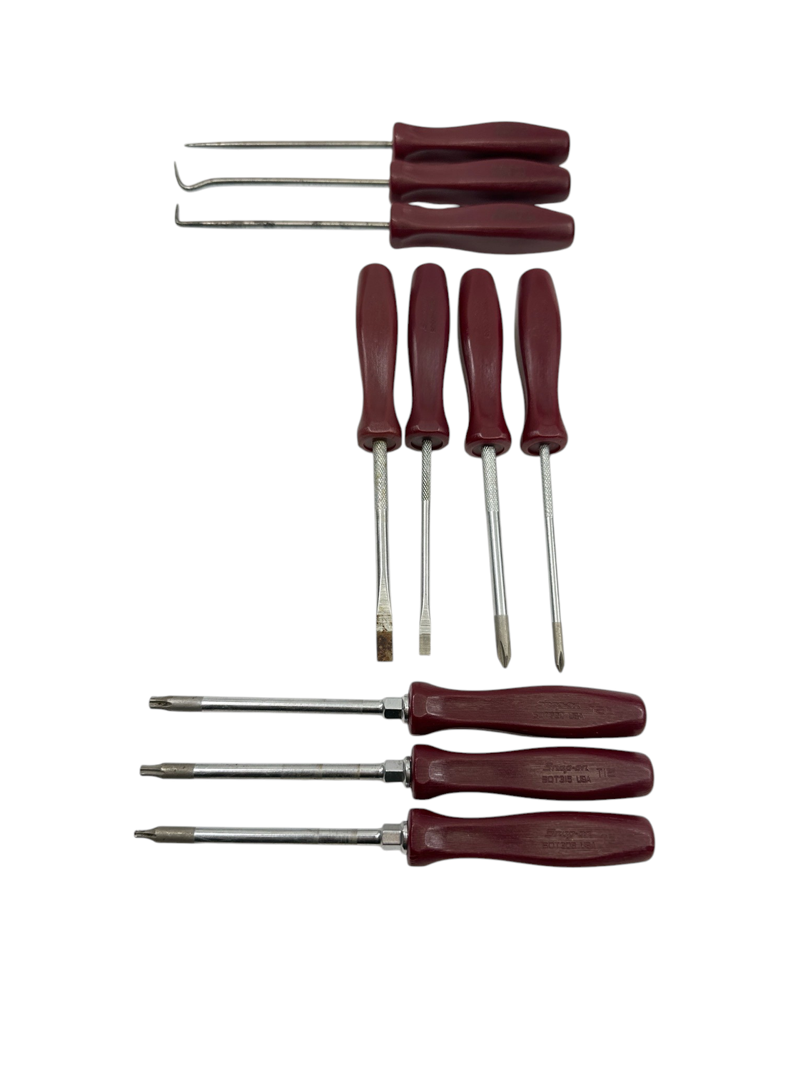 Snap On Mini 12 Pak Cranberry Hard Handle Mini Set