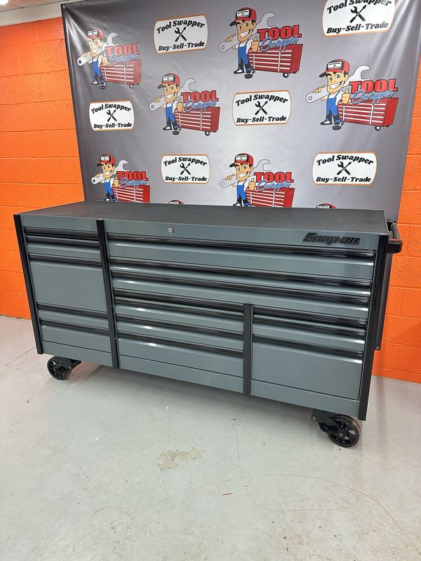 Snap On 84” Epiq Tool Box W/ Power Drawer, KETP843B3PWZ