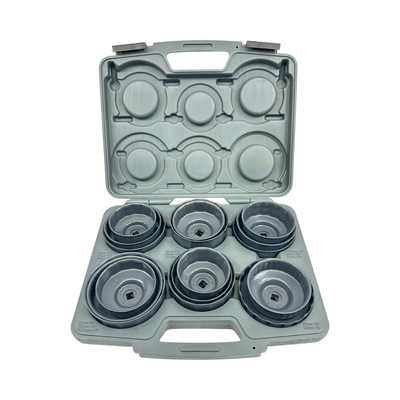 Lisle 17 PC. Heavy Duty End Cap Filter Wrench Master Set, 61500