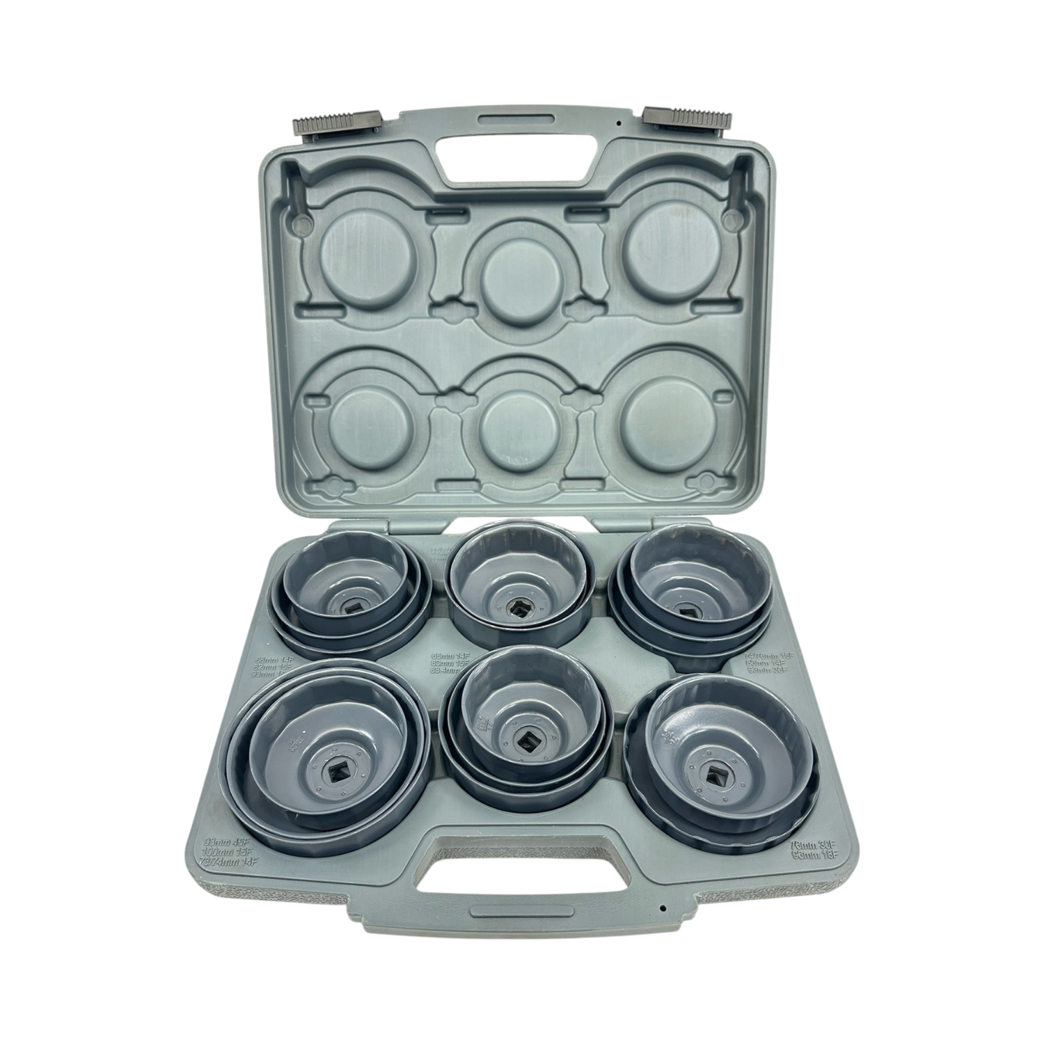 Lisle 17 PC. Heavy Duty End Cap Filter Wrench Master Set, 61500