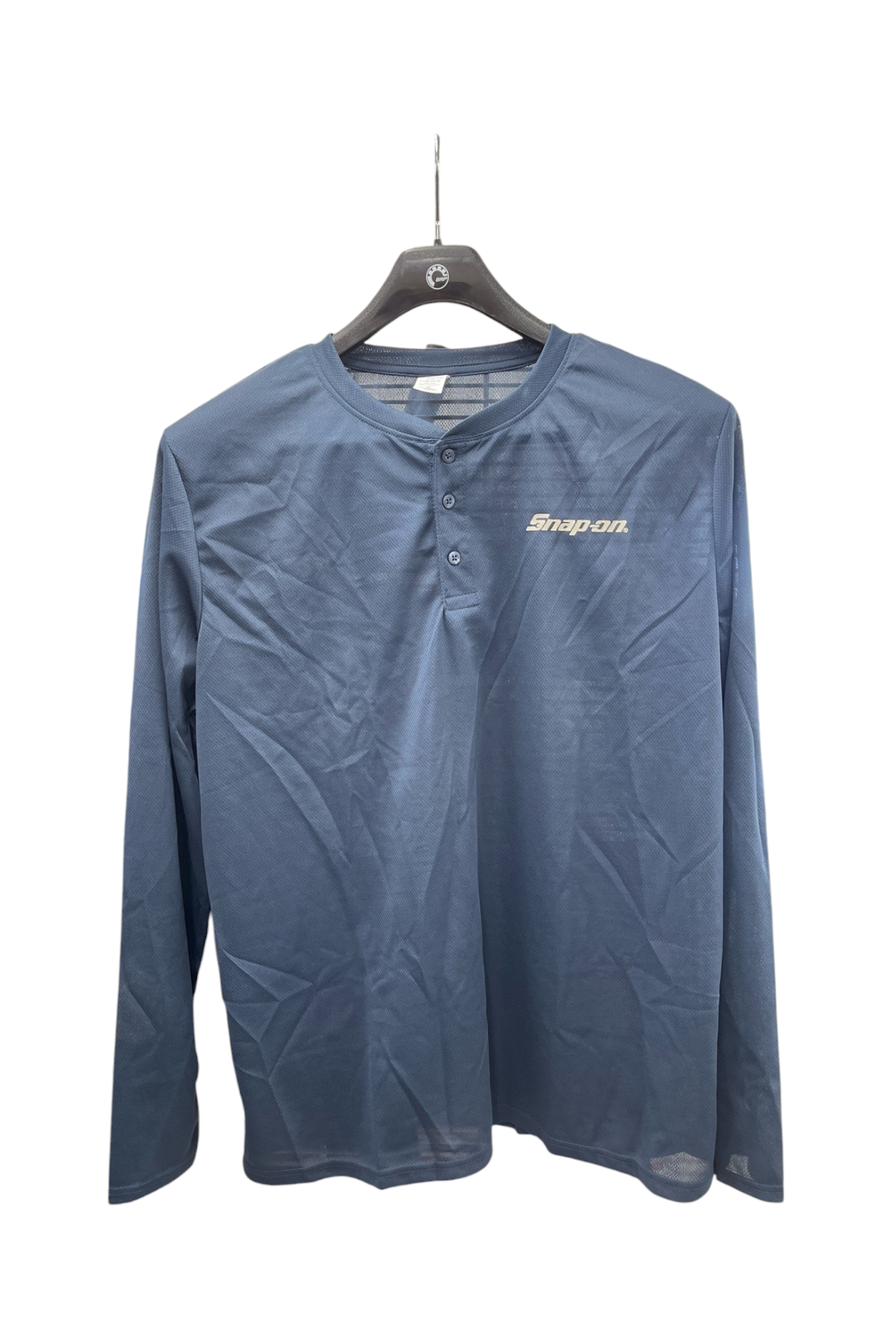 Snap On Blue Long Sleeve T-Shirt