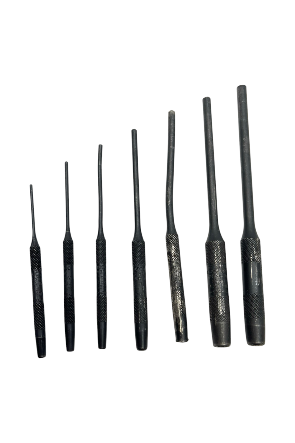 Snap On 7 pc Roll Pin Punch Set, PPR708BK