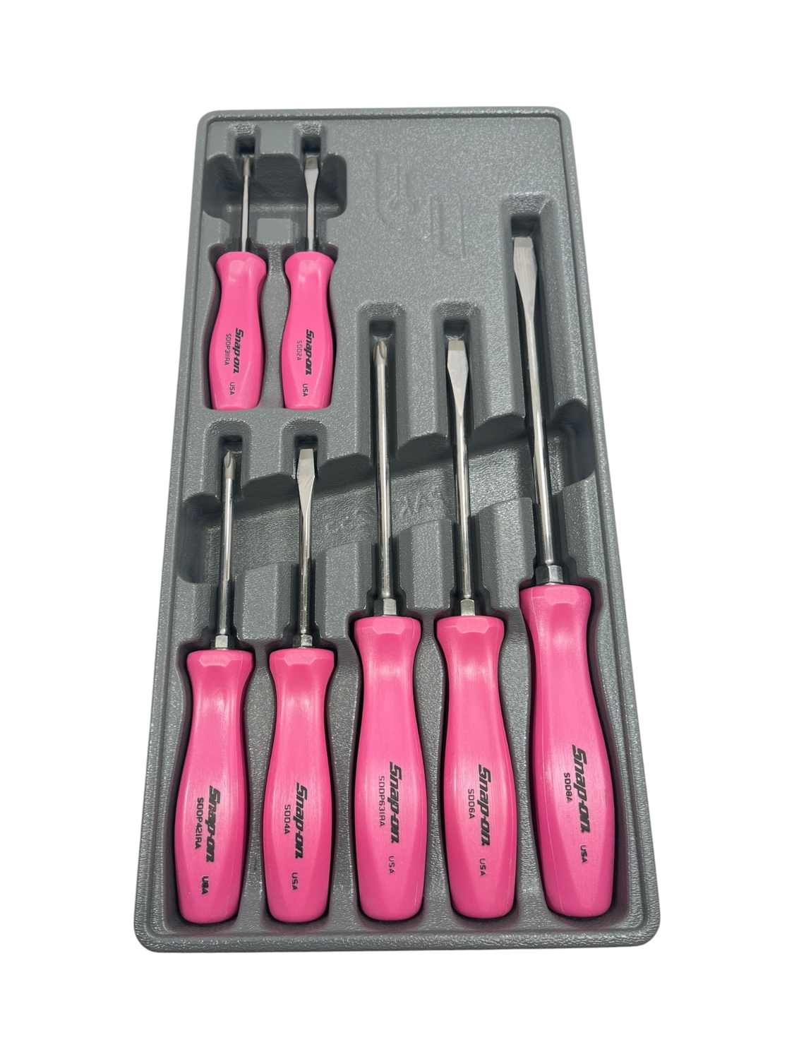 Snap On 7pc PINK Hard Handle Screw Driver Set - Shop - Tool Swapper