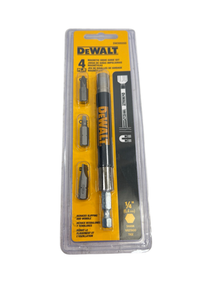 Dewalt 4-Pack Magnetic Screwdriving Bit Drive Guide Set, DW2055SD