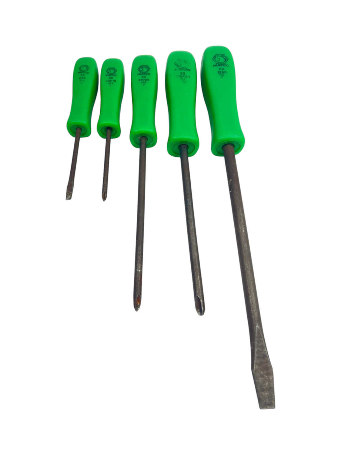 Matco Tools 5 Pc Hard Handle Screwdriver Set