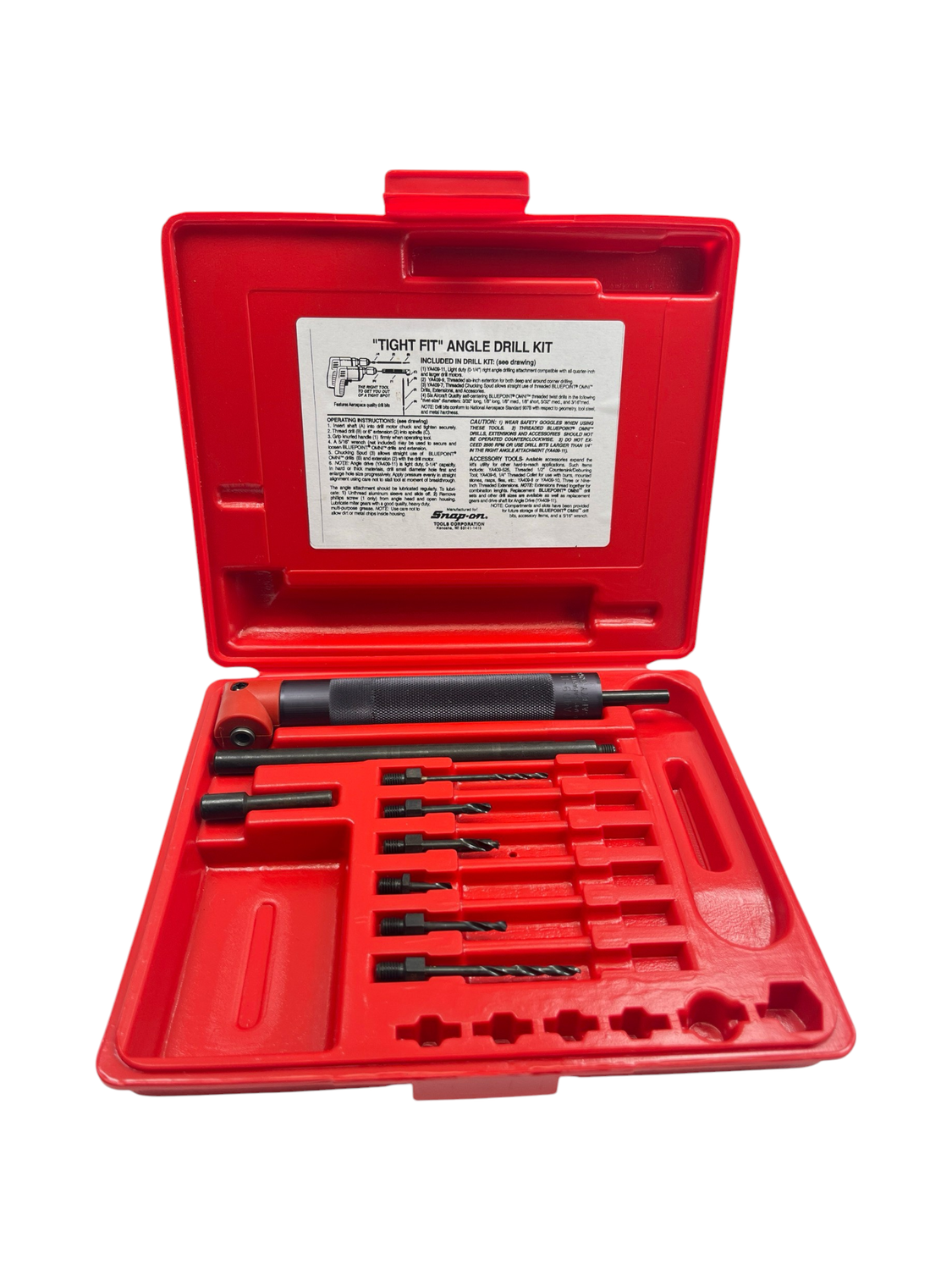 Blue Point 90° Angle Drill Kit, YA409