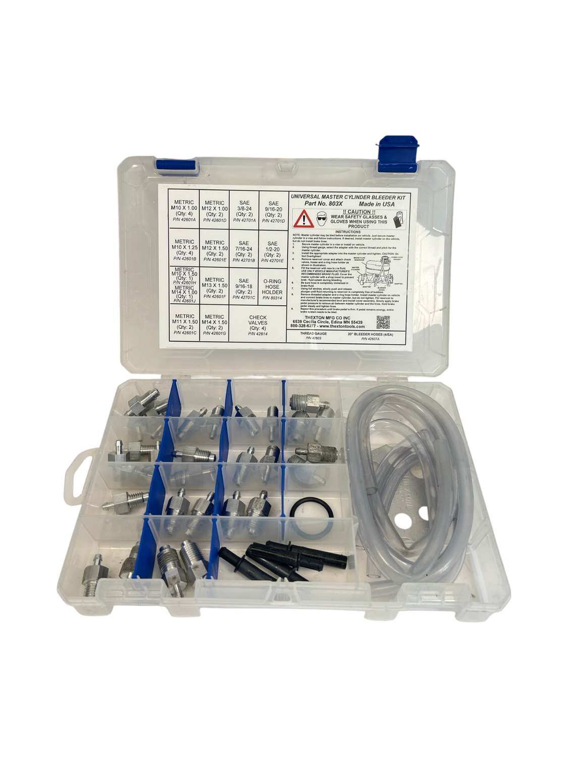 Thexton Universal Master Cylinder Bleeder Kit, 803X