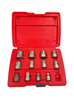 Matco Tools 13 Pc. Bolt Extractor Set (1/4”- 3/4”) (8-19 mm) MBX13